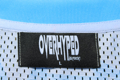 Overhyped Mesh Jersey - Cream/Baby Blue